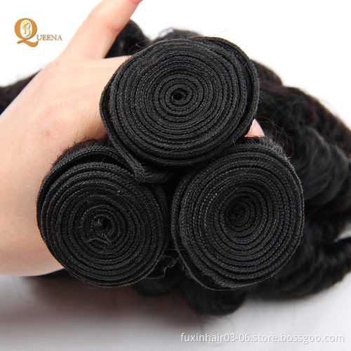 New Style Brazilian Curl Human Hair Bundle Double Drawn Curly Virgin Fumi Hair